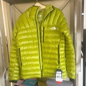 The North Face Lime Green Puffer Jacket